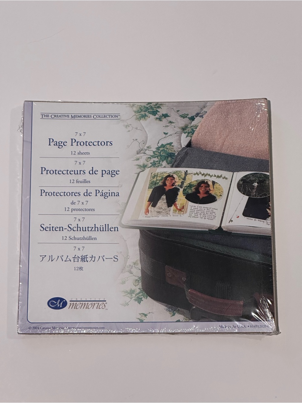 RETIRED Vintage Original 7x7 Creative Memories Clear Page Protectors